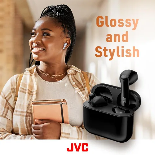 Miniatura 2 de JVC Auriculares inalámbricos ligeros con unidad de controlador de 0.472 in, Bluetooth 5.1, un solo uso, IPX4, batería de larga duración