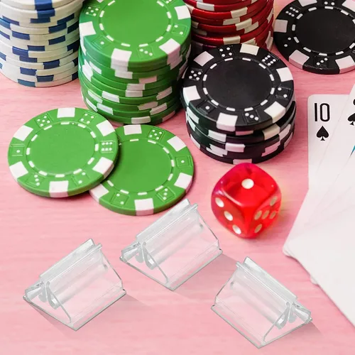 Miniatura 6 de 24 soportes de plástico para tarjetas de lugar, soporte para tarjetas de mesa de boda, soporte acrílico para tarjetas de boda, fotos, notas