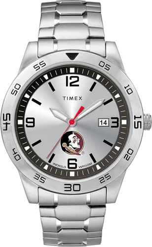 Miniatura 20 de Reloj de cuarzo para hombre Citation de 42 mm con correa de acero inoxidable Marea carmesí de Alabama