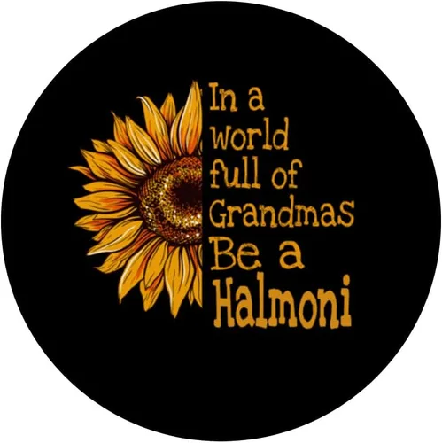 Miniatura 3 de In A World Of Grandmas Be a Halmoni Korea Korean Grandma PopSockets Standard PopGrip