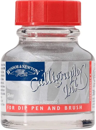 Miniatura 7 de Winsor & Newton Botella de tinta para caligrafía Amarillo Ocre