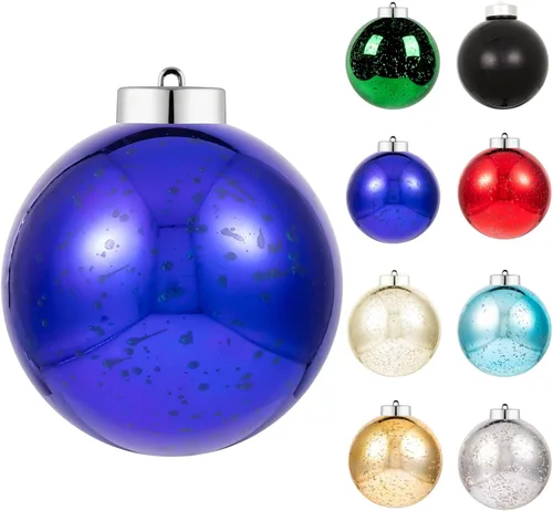 Miniatura 50 de XmasExp - Juego de 24 adornos de bola de Navidad mini irrompibles, adornos para árbol de Navidad, bolas de árbol de Navidad de 30 mm/1.18 pulgadas