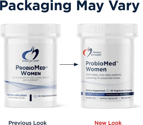 Miniatura 6 de Designs for Health ProbioMed Women - Probióticos vaginales para apoyar el equilibrio del pH, la comodidad vaginal, la salud inmunológica y la salud