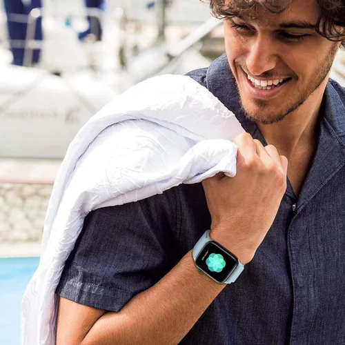 Miniatura 5 de Correa elástica de nailon compatible con Apple Watch de 38 mm, 40 mm, 41 mm, 42 mm, 44 mm, 45 mm, 46 mm, para mujeres y hombres, correa deportiva
