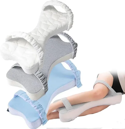 Miniatura 2 de Almohada de espuma viscoelástica para dormir, soporte para piernas y rodillas para embarazo, dolor de espalda, cadera y ciática, ideal para dormir