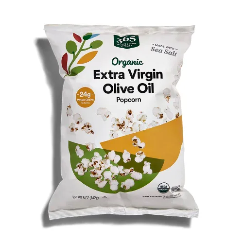 365 by Whole Foods Market, Palomitas de maíz orgánicas con aceite de oliva virgen extra y sal marina, 5 onzas