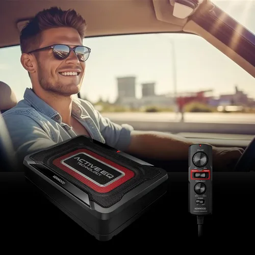 Miniatura 9 de Kenwood KSC-PSW7EQ Subwoofer compacto activo con ecualizador activo