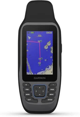 Miniatura 2 de Garmin GPSMAP 79sc, GPS marino de mano precargado con BlueChart g3 Coastal Charts, diseño resistente y flotadores en el agua