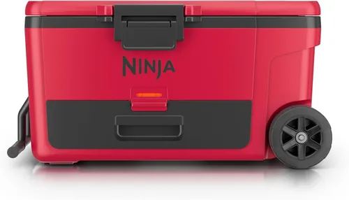 Miniatura 18 de Ninja Enfriador Enfriador FrostVault de 45QT con ruedas Aislado con cajón de almacenamiento Temp Dry Mantiene el hielo frío durante días