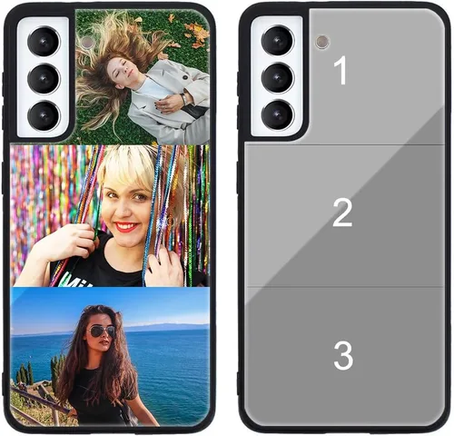 Miniatura 6 de Funda de teléfono personalizada para Samsung Galaxy S22+ / S22 Plus 5G, funda de TPU suave de vidrio templado antiarañazos personalizada con foto