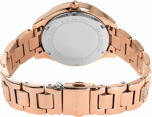Miniatura 4 de Michael Kors Reloj de cuarzo Liliane para mujer con correa de acero inoxidable
