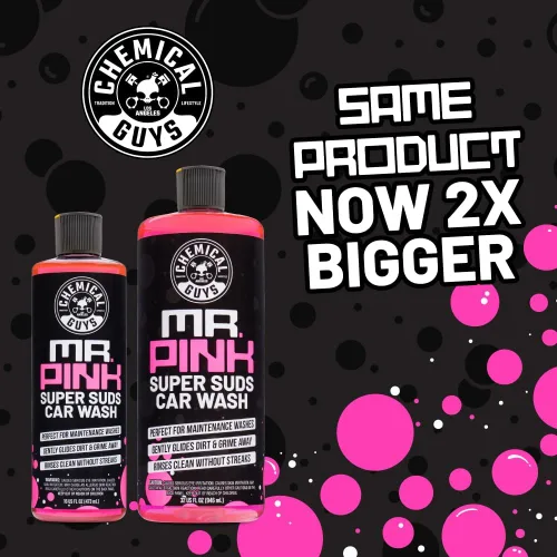 Miniatura 2 de Chemical Guys Mr. Pink - Jabón espumoso para lavado de autos (funciona con cañones de espuma, pistolas de espuma o lavados de cubeta) seguro