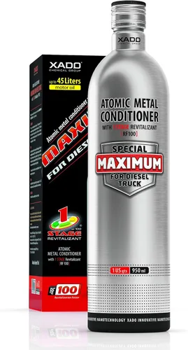 Miniatura 8 de XADO 1 Etapa Máxima para Camiones Diésel Aditivo de Aceite de Motor para Maquinaria de Gran Potencia y Tractor Remolque Semi Camión Capacidad