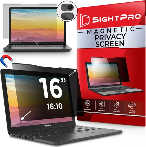 Miniatura 19 de SightPro Protector de Pantalla Magnético de Privacidad para MacBook Pro de 13 Pulgadas (2016, 2017, 2018, 2019, 2020, 2021, 2022, M1, M2) Filtro