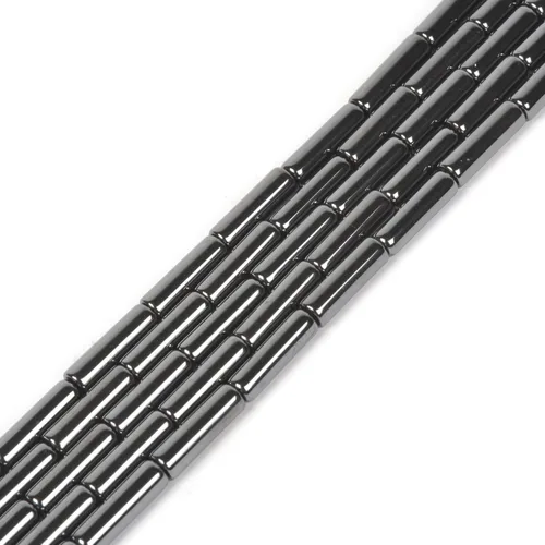 Miniatura 15 de HAAMIIQII 35 piezas de cuentas de gema suelta de hematita negra natural de 12 mm en forma circular, cuentas de piedra espaciadora para hacer