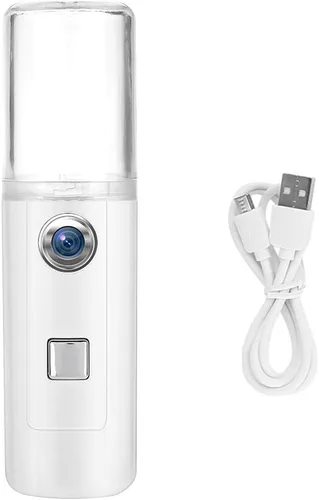 Miniatura 2 de Rociador facial, rociador cosmético, rociador USB, rociador frío, 0.7 fl oz para pulverizador de niebla de piel, pulverizador facial de agua