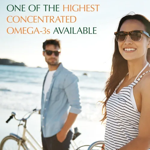 Miniatura 2 de Garden of Life Minami Algae Omega 3 DHA vegano para la salud cerebral y ocular - Sabor naranja, 500 mg de aceite de algas vegano DHA Omega-3 a base