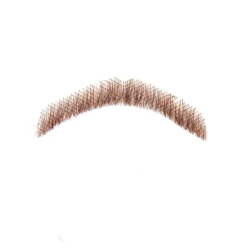 Miniatura 6 de Barba falsa para hombres, cabello humano falso cheurón, bigote realista, pelo facial falso atado a mano, barba de encaje para fiesta de disfraces