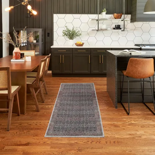 Miniatura 12 de Nourison Home Brilliance - Alfombra tradicional vintage lavable a máquina, de 4 x 6 pies, fácil de limpiar, no se desprende, para dormitorio, sala