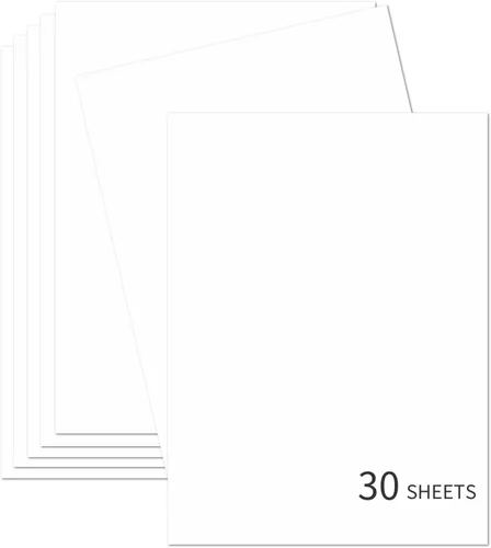 Miniatura 18 de 30 hojas de cartulina negra de 8.5 x 11 pulgadas, 250 gsm/90 libras, papel de cartulina grueso y suave, perfecto para invitaciones, menús, tarjetas