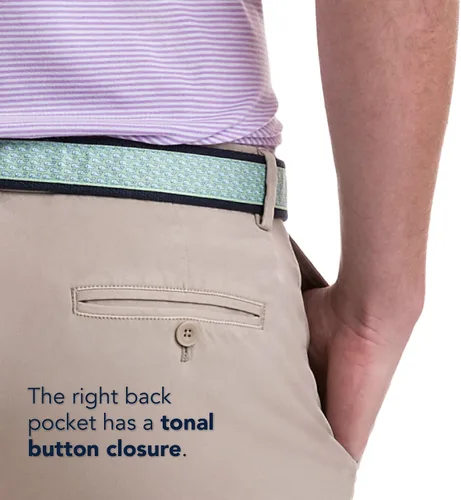 Miniatura 5 de vineyard vines Pantalón chino Breaker para hombre con corte ajustado