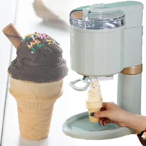Miniatura 8 de Máquina de helado suave, 1 litro para el hogar, máquina de helados para el hogar, fácil de operar, precongelar, paleta mezcladora de tazón