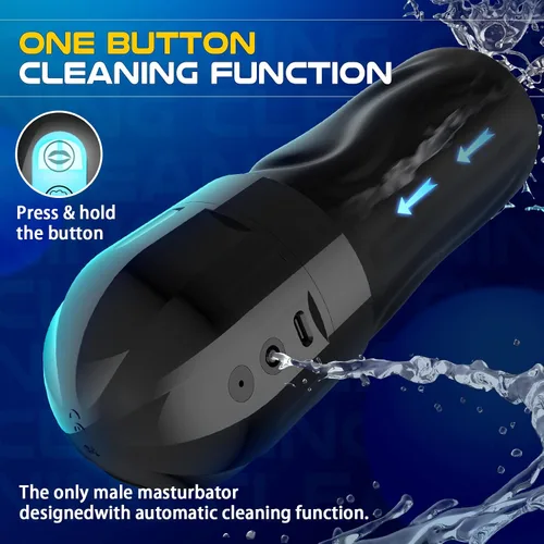 Miniatura 6 de Juguetes sexuales para adultos para hombres, Movakativ masturbador masculino de succión con bomba de pene, 10 vibraciones y 5 succiones, vibrador