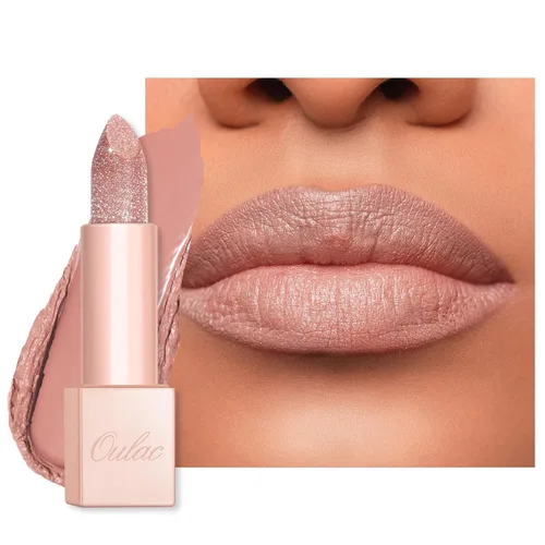 Miniatura 30 de Oulac Lápiz labial hidratante de coral para mujeres Bálsamo labial tintado infundido con ácido hialurónico sódico, maquillaje de labios ligero, PG04