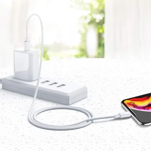 Miniatura 5 de Suswillhit Cable USB C a Lightning de 3 pies con certificación MFi de Apple, cable de carga rápida para iPhone 12/12 Mini/12 Pro/12 Pro Max/11