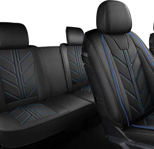 Miniatura 2 de Fundas para Asientos de Camioneta Compatibles con Toyota Tacoma 2005-2023 SR SR5 TRD Off-Road TRD Pro TRD Sport Trall Edición Especial de Cuero