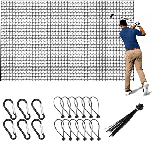 Red de golf, 12 x 12 pies, 12 x 15 pies, 12 x 20 pies, red de práctica deportiva para béisbol, hockey, fútbol, red para garaje, patio trasero, red
