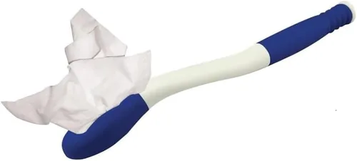 Blue Jay An Elite Healthcare Brand La varita de limpieza es fácil de usar para personas mayores/discapacitadas. Ayuda de limpieza higiénica de largo