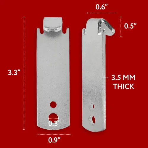 Miniatura 5 de Impresa Herramienta dobladora de clip en T – Clips de valla de poste en T de instalación rápida – Bridas de alambre de metal resistentes