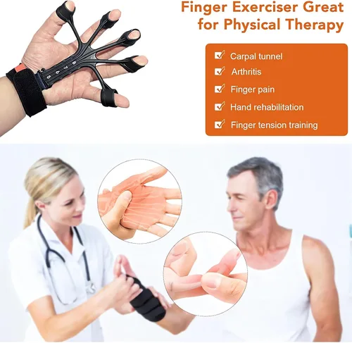 Miniatura 4 de Entrenador de agarre para manos – Gripster 2025 Actualizado Entrenador de fuerza de dedo grueso, más ergonómico y duradero Gripster Entrenador