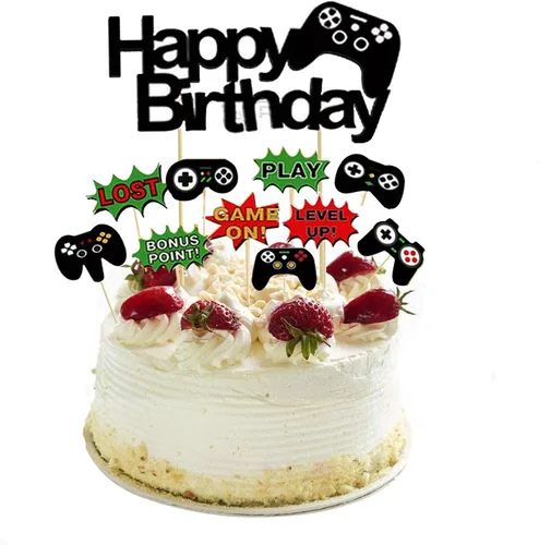 Miniatura 11 de Juego de 7 letras de baloncesto DIY feliz cumpleaños para niño pastel decoración de fiesta de pasteles deportes suministros de fiesta