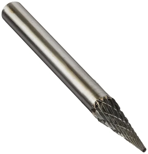 Miniatura 72 de Drill America SA-1 Rebaba de carburo/lima giratoria cilíndrica de doble corte para amoladora de troquel de 1/4" de diámetro x 5/8" de longitud