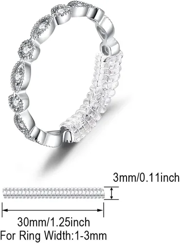 Miniatura 5 de JewelryPalace Anillos de plata de ley 925 chapados en oro de 14 quilates para mujer, anillos de promesa de circonita cúbica para ella, anillos