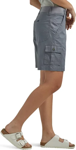 Miniatura 2 de Lee Bermudas tipo cargo para mujer Petite Flex-to-go de tiro medio, ajuste relajado