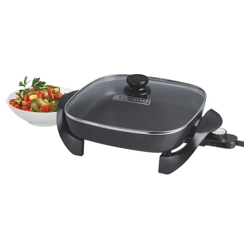 Miniatura 6 de Black & Decker sartén eléctrico, Negro