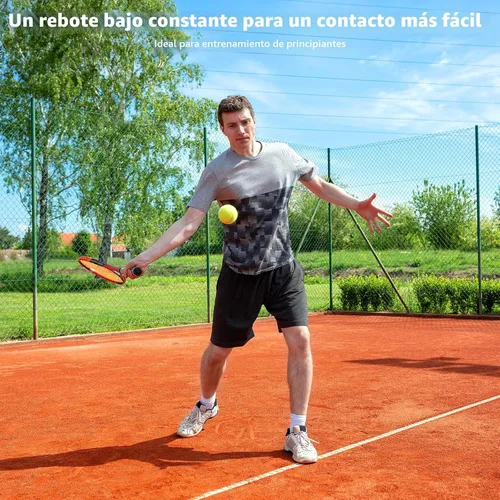 Miniatura 9 de Pelotas de tenis, paquete de 18 pelotas de entrenamiento con bolsa de malla para un fácil transporte, pelotas de práctica para perros y mascotas, 9