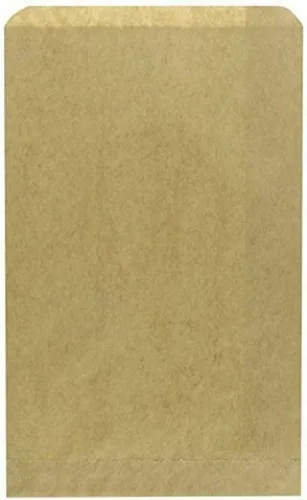 Miniatura 3 de N'ice Packaging 200 bolsas de papel plano de estraza buenas para dulces, galletas, regalo pequeño, manualidades, recuerdos de fiesta, sándwich