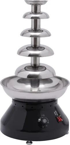 Miniatura 10 de Máquina eléctrica de fuente de fondue de chocolate de 3 niveles, mini máquina de fuente de chocolate de 40 W, fuente de fondue comercial, fuente