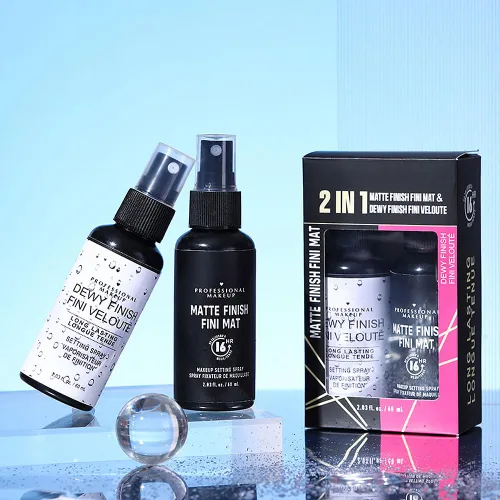 Miniatura 7 de Kaely Spray de ajuste hidratante 2 en 1 para la cara, maquillaje facial mate con acabado rocío, spray de ajuste impermeable para maquillaje de larga