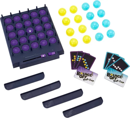 Miniatura 4 de Mattel Games Juego de fiesta desplegable para familia, adolescentes, adultos y noche de juego, las pelotas van volando, no requiere