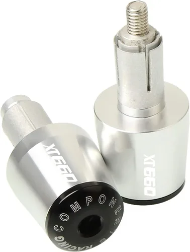 Miniatura 14 de Tapones de empuñadura de motocicleta, un par de tapones de agarre CNC de 0.866 in para manillar para Yamaha XT660 XT660R XT660R XT660X 2004-2014