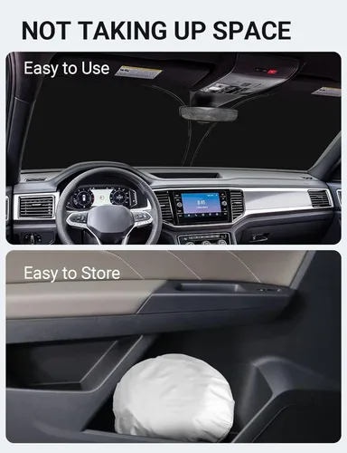 Miniatura 16 de Proadsy Parasol plegable para parabrisas delantero 2026, ajuste personalizado, accesorios para CRV SUV LX EX EX-L EX-L Navi Touring 2017-2022