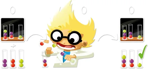 Miniatura 5 de Juego de mesa de ciencia y lógica Blue Orange Games (idioma español no garantizado), Dr Eureka, Multicolor