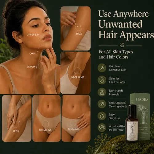 Miniatura 4 de Aceite Cyperus Rotundus para reducir y ralentizar el crecimiento no deseado del cabello, para SOP, Hirsitusim, cualquier cabello no deseado