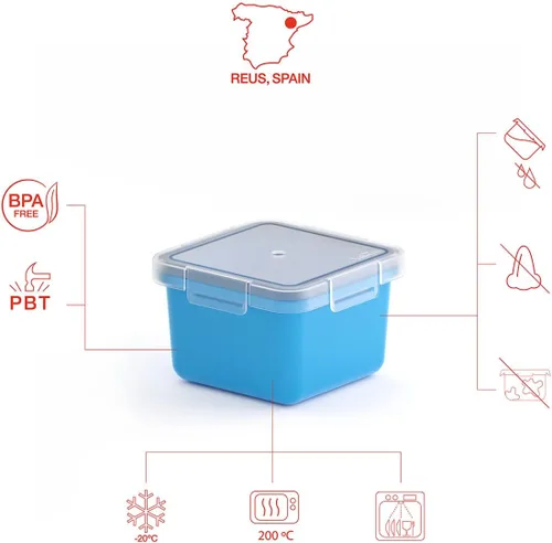 Miniatura 4 de Valira Recipiente para Alimentos 0.4 L Azul