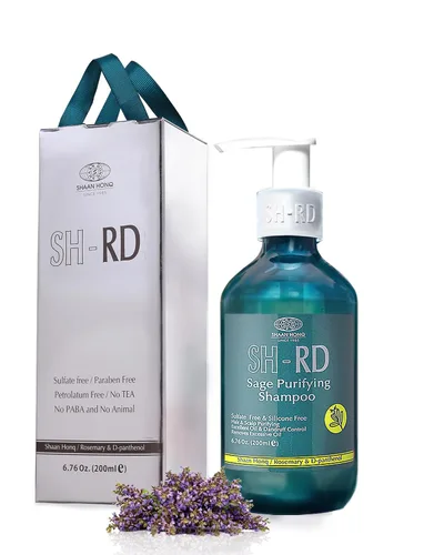 Miniatura 7 de SH-RD Champú activador de ginseng rojo para cabello adelgazante Extracto de hierbas, romero, vitamina B5 Levantamiento de raíces, control